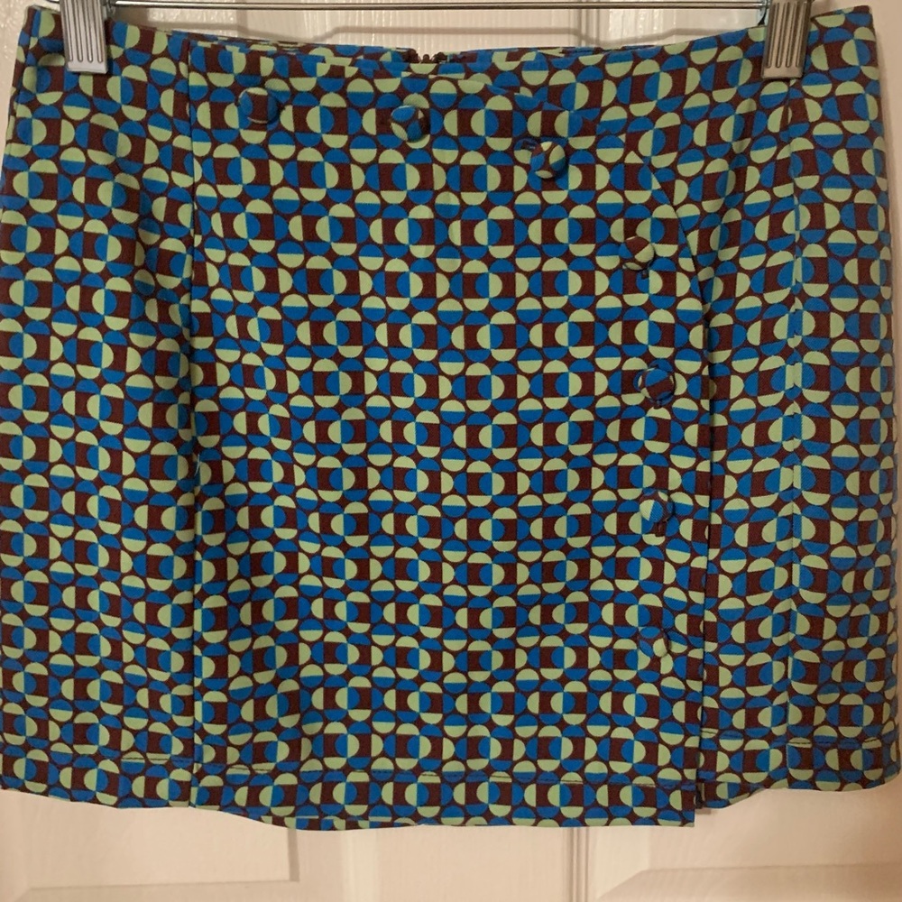 Urban Outfitters Retro Print Mini Skirt • Sz. S • NWT